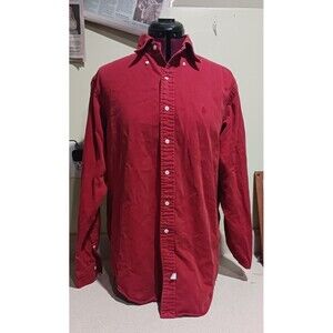 Ralph Lauren Black Label Men's Red Oxford shirt M Casual Cotton Comfort